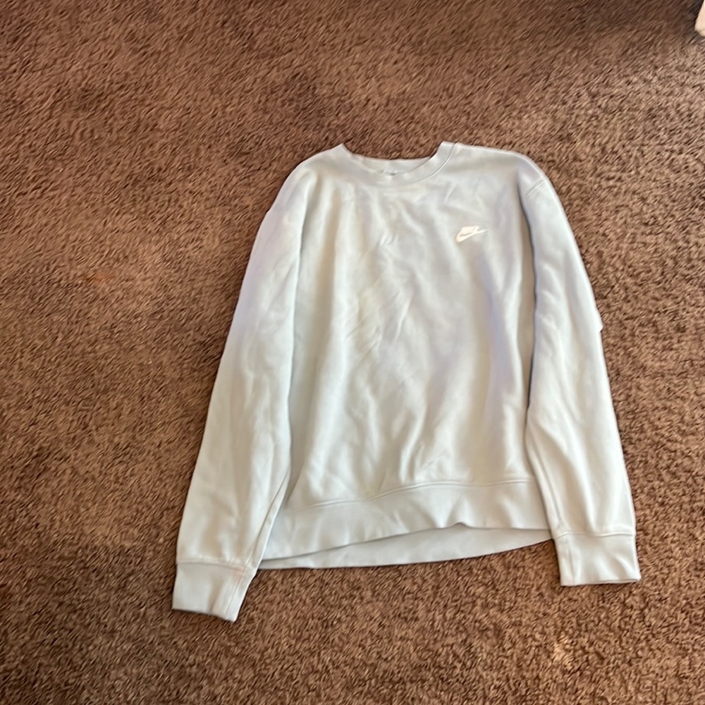 Baby blue Nike sweatshirt